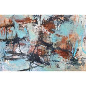 Stort abstrakt malerier